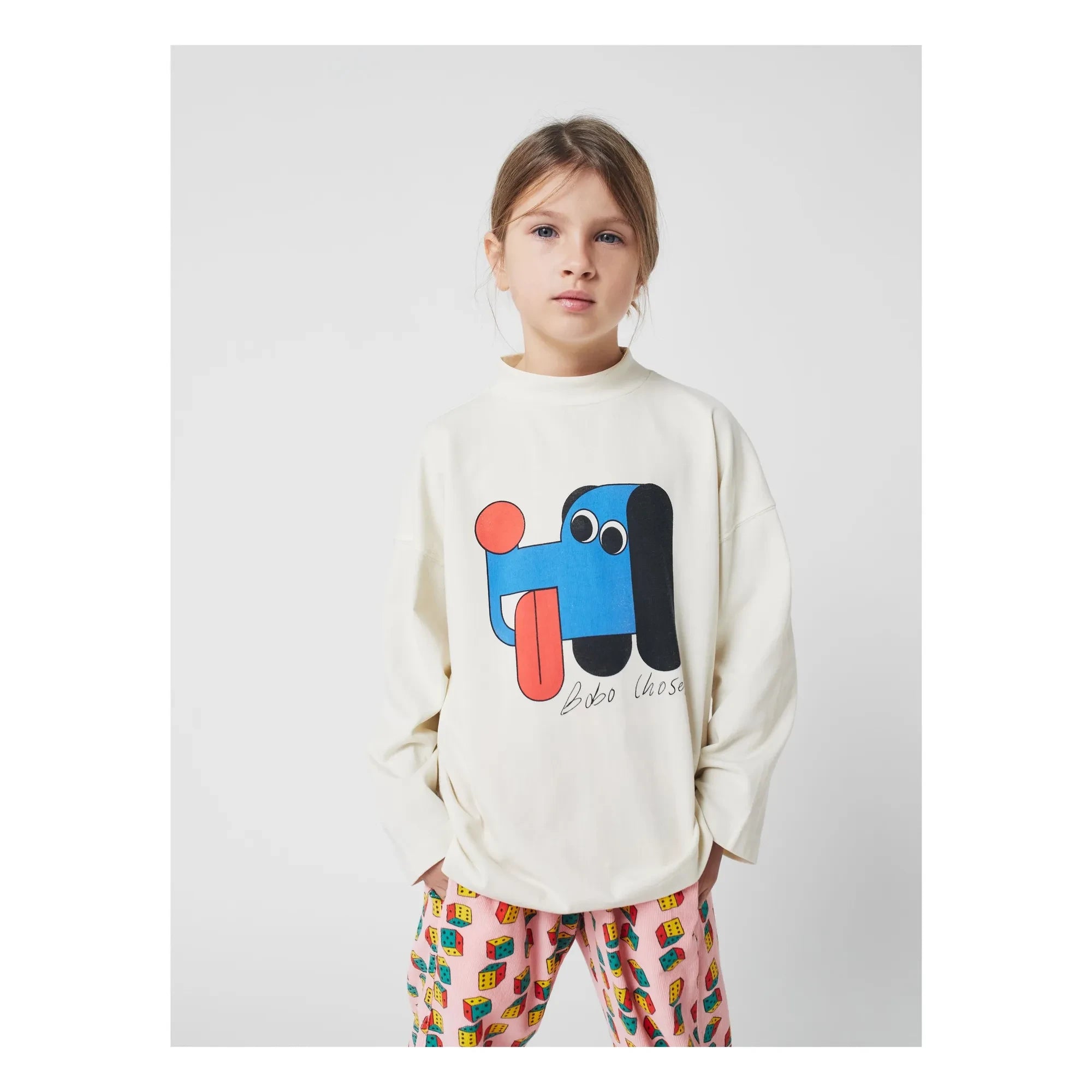 Bobo Choses - Dog Collar T-Shirt Organic Cotton | Ecru