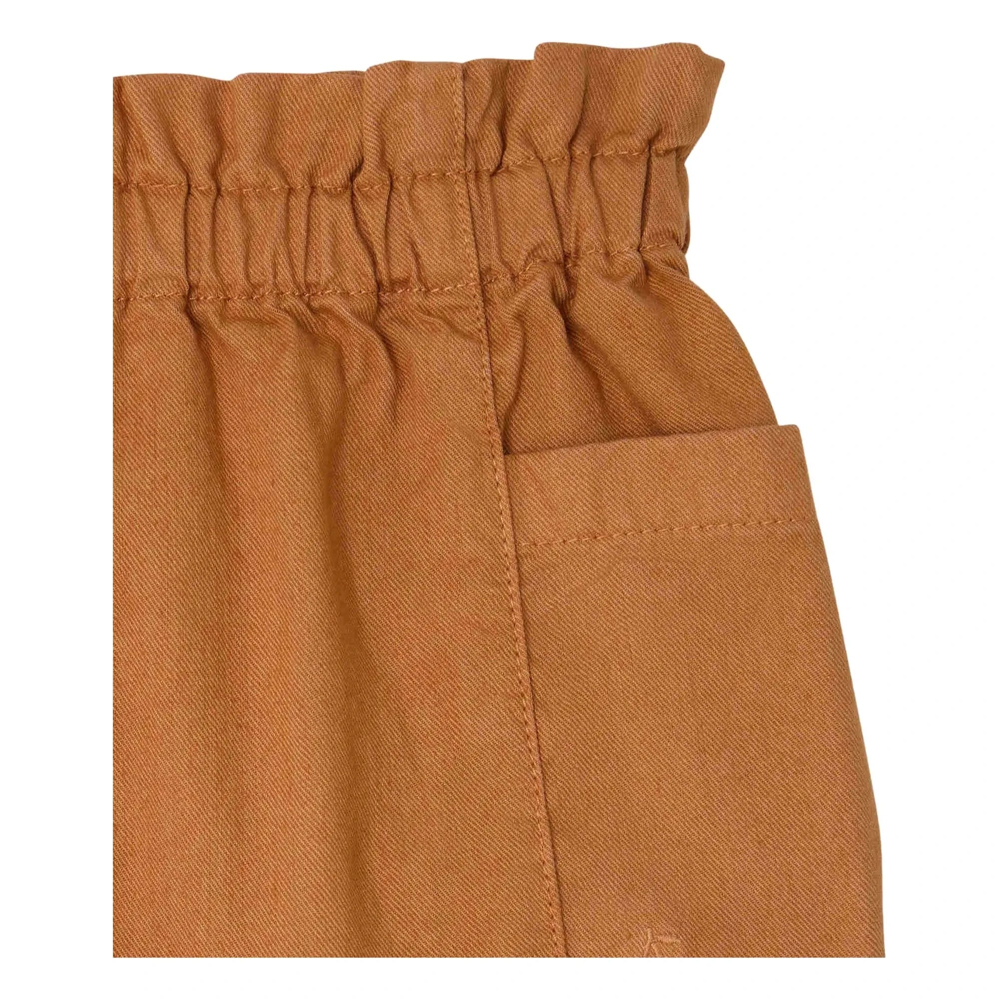 Bonpoint - Nougat Organic Cotton Shorts | Camel