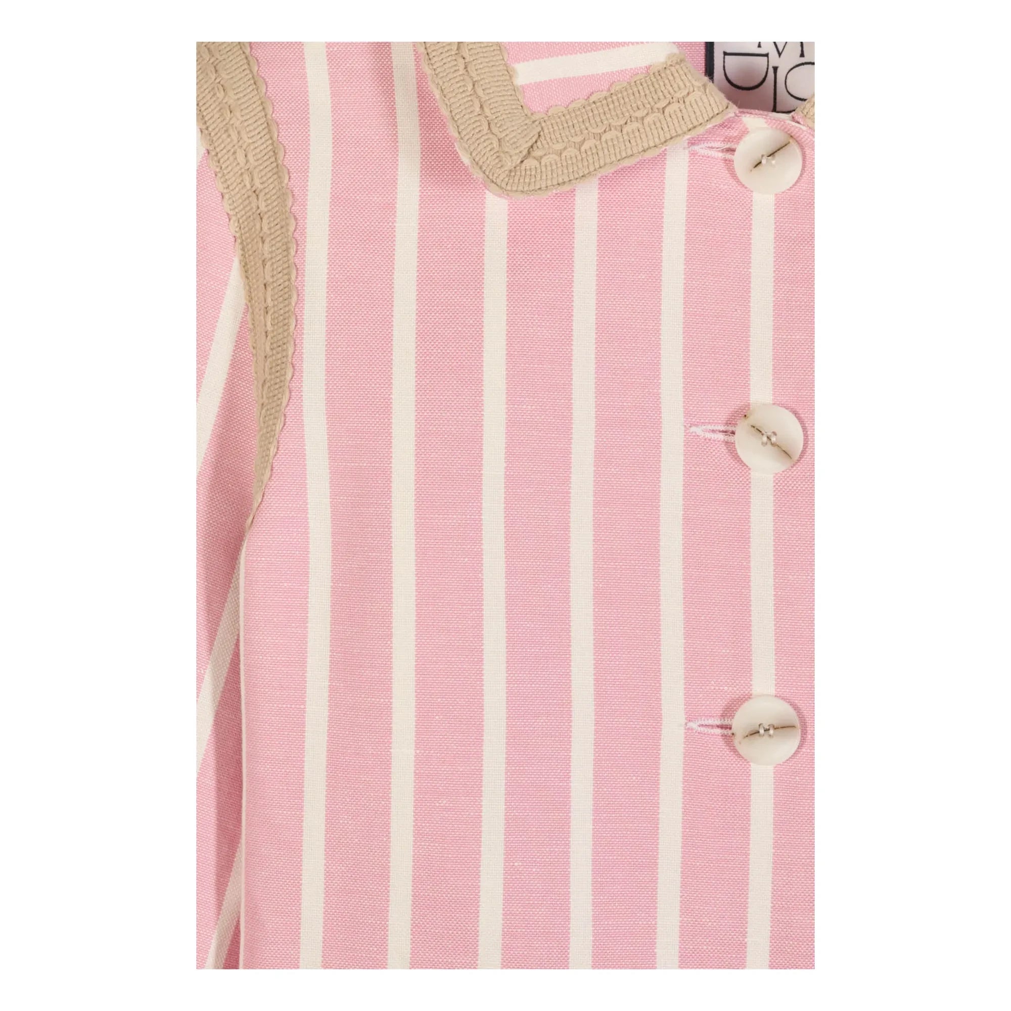 Maria de la Orden - Clover Cotton Striped Jacket | Pink