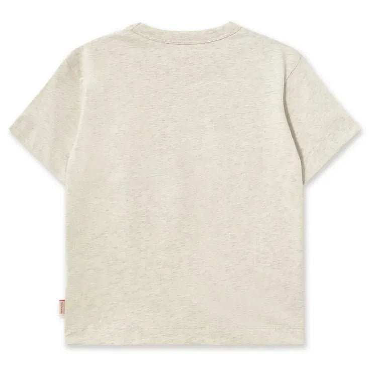 Tinycottons - Organic Cotton Tiny Dog T-Shirt | Heather Beige