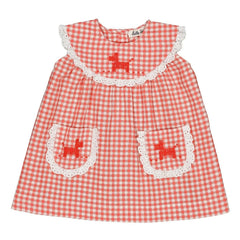 Hello Simone - Scarlett Vichy Dress | Red