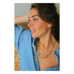 Ivarene - Linwood Drop & Bead Necklace | Vesuvianite