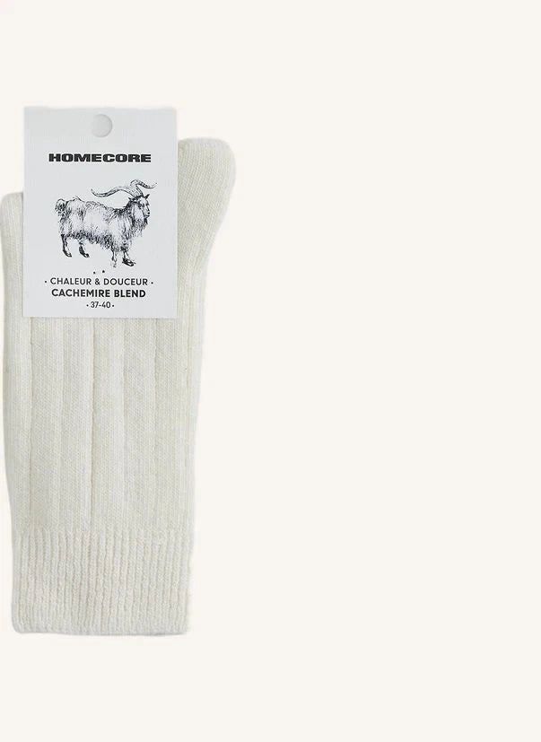 Homecore - Cashmere Socks | Cream