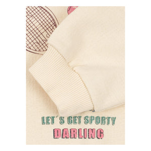 Konges Sløjd - Loupy Match Organic Cotton Sweatshirt | Cream