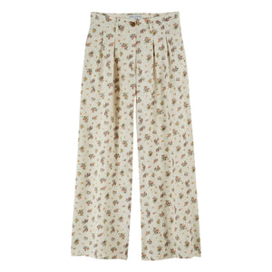 Emile et Ida - Printed Pants | Cream