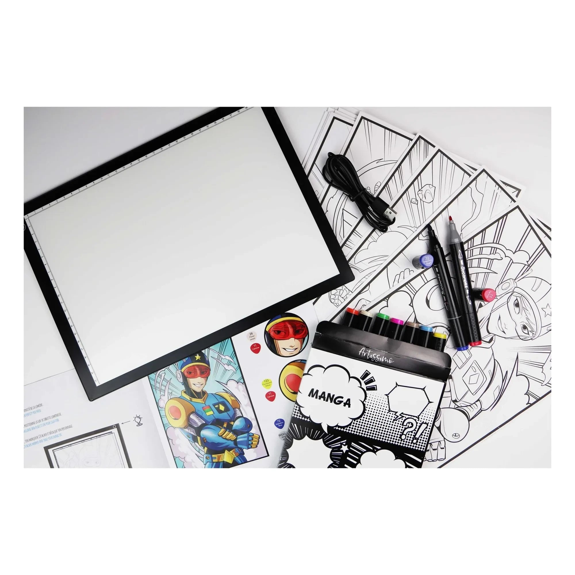Sycomore - Manga - Illuminated table and marker workshop