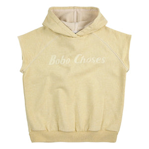Bobo Choses - Bobo Choses Organic Cotton Sleeveless Hoodie | Yellow