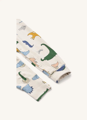 Liewood - Pajamas Birk Dinosaurs Organic Cotton | Sand