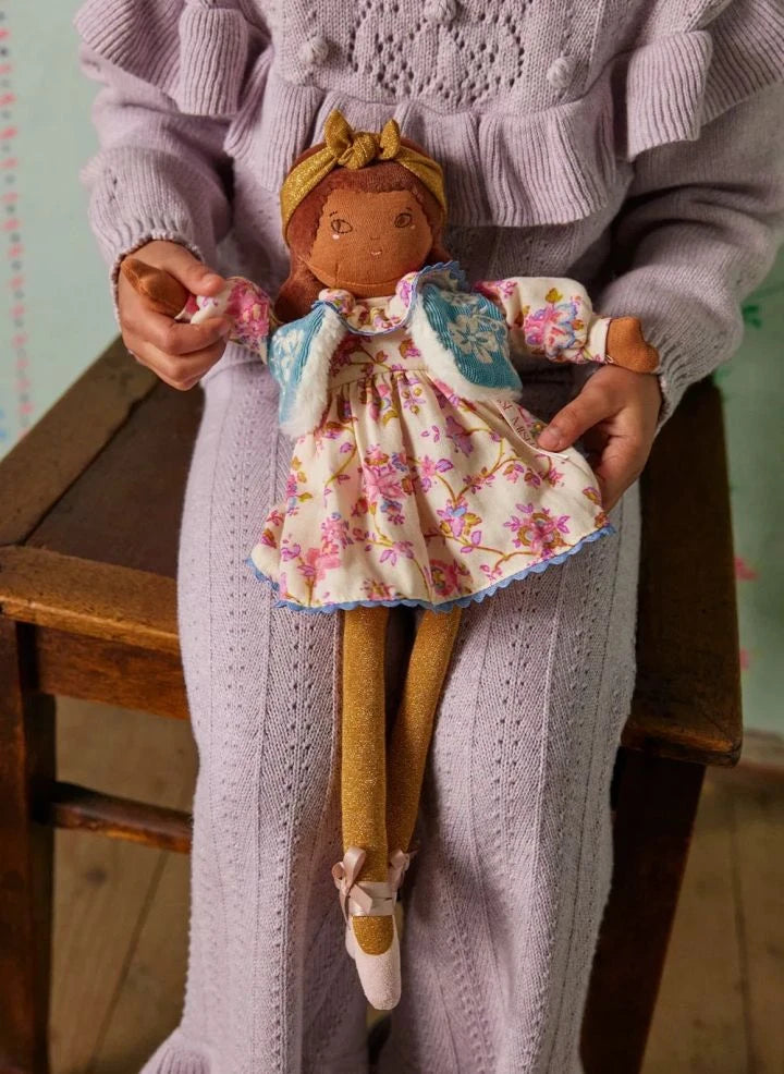 Louise Misha - Cherry bebek - Louise Misha x Moulin Roty | Kahverengi