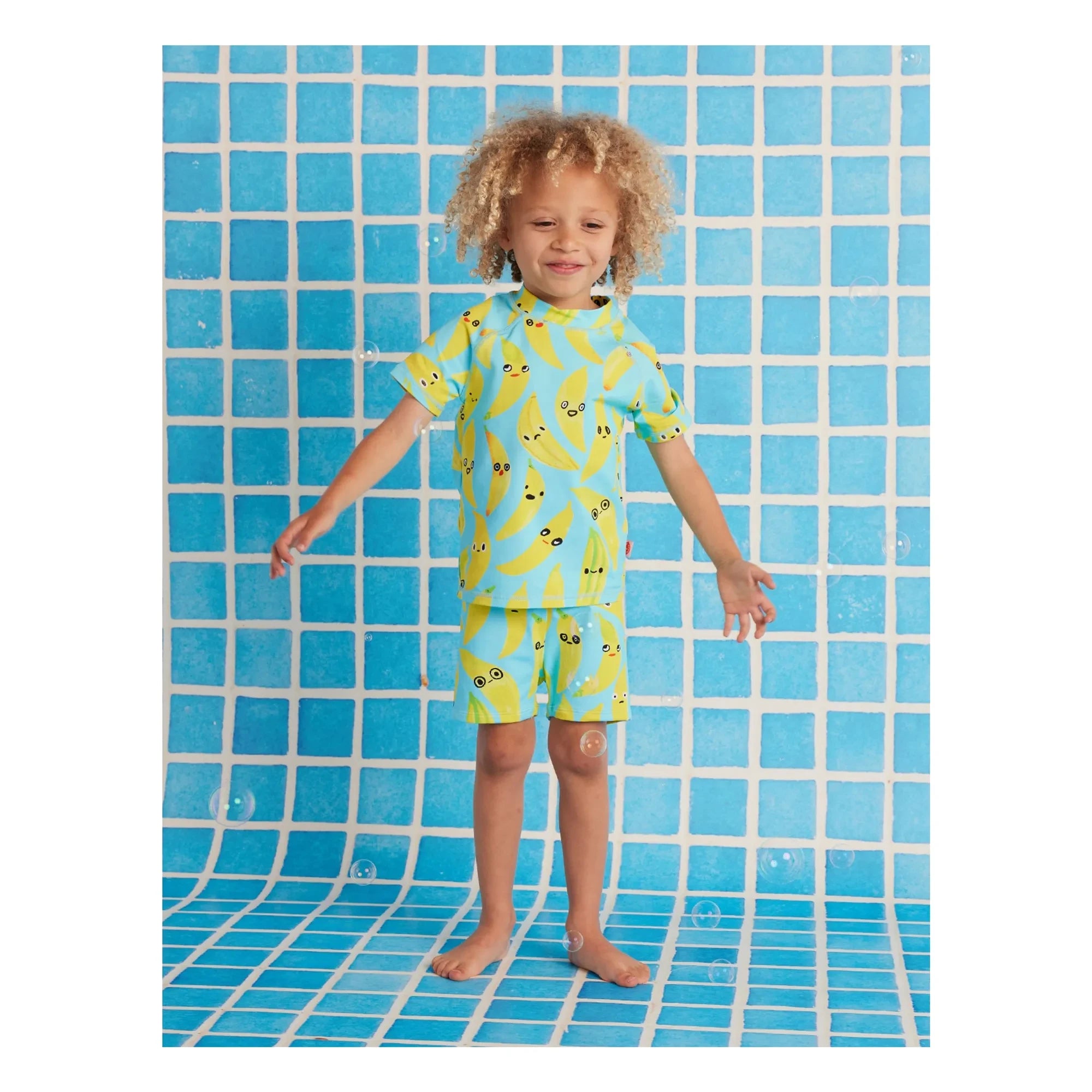 Halcyon Nights - Banana Recycled Fiber Swim Shorts | Turquoise