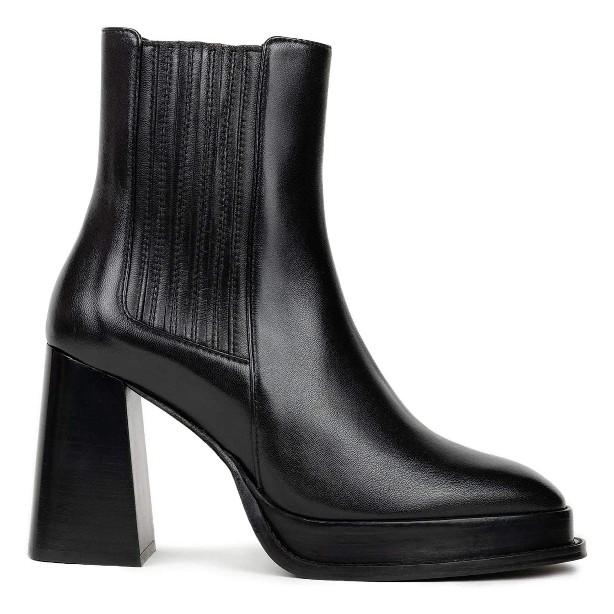 Bobbies - Deva Boots in Sheepskin | Black