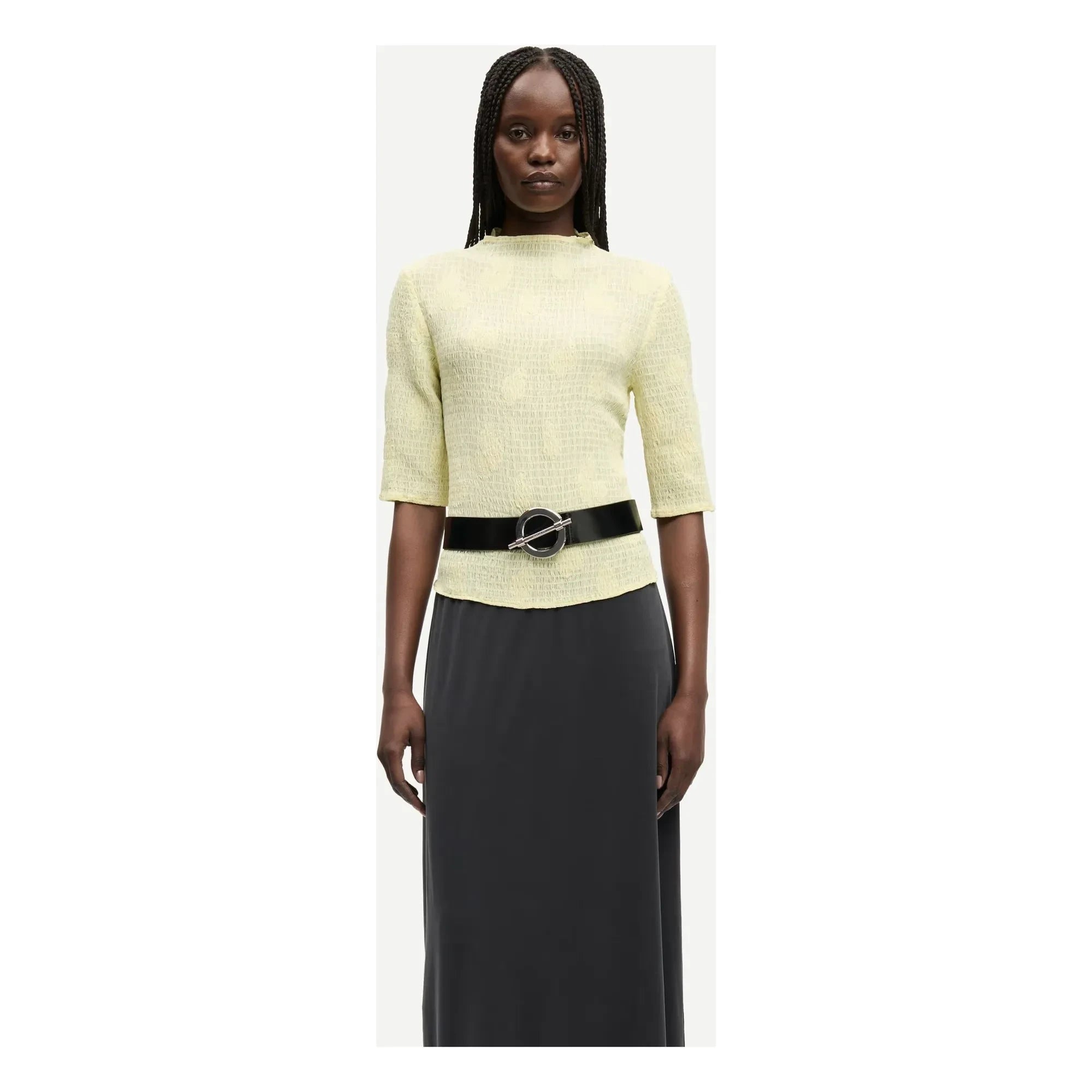 Samsoe Samsoe - Safrida Cotton Top | Anise Green
