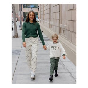 Rylee + Cru - Raglan Sweat New York Mini | Ivory