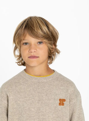 Hundred Pieces - Mika Merino Wool Sweater | Grey Melange