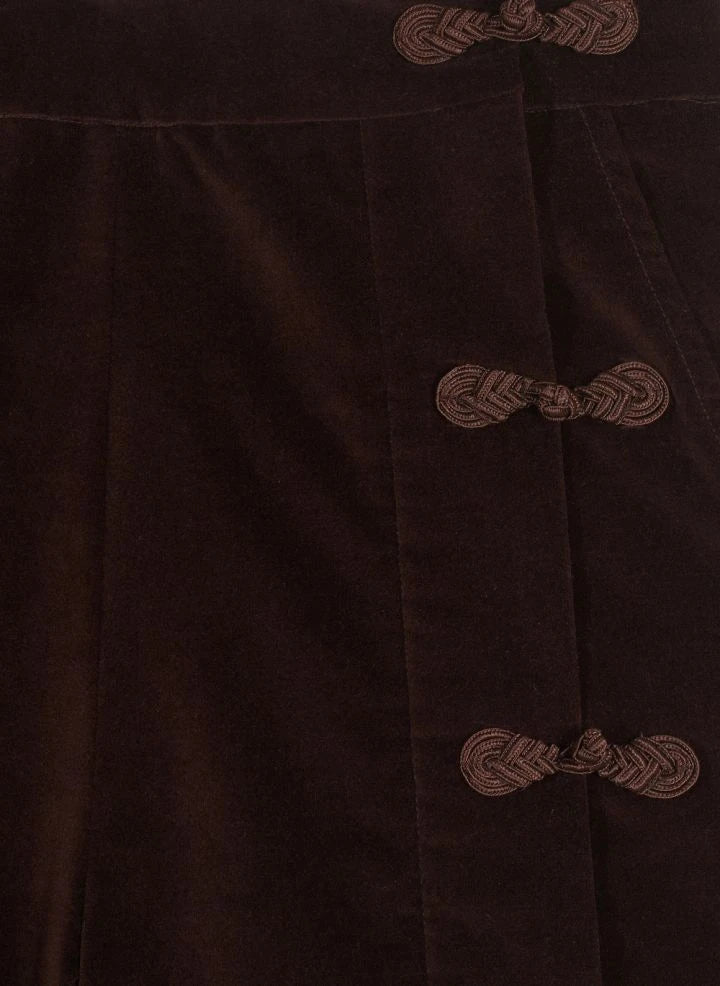 Maria de la Orden - Silene Cotton Bermuda Shorts | Chocolate