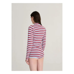 Bobo Choses - Striped Organic Cotton and Merino Wool Sweater | Light Blue