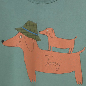 Tinycottons - Organic Cotton Dog Sweatshirt | Green Water