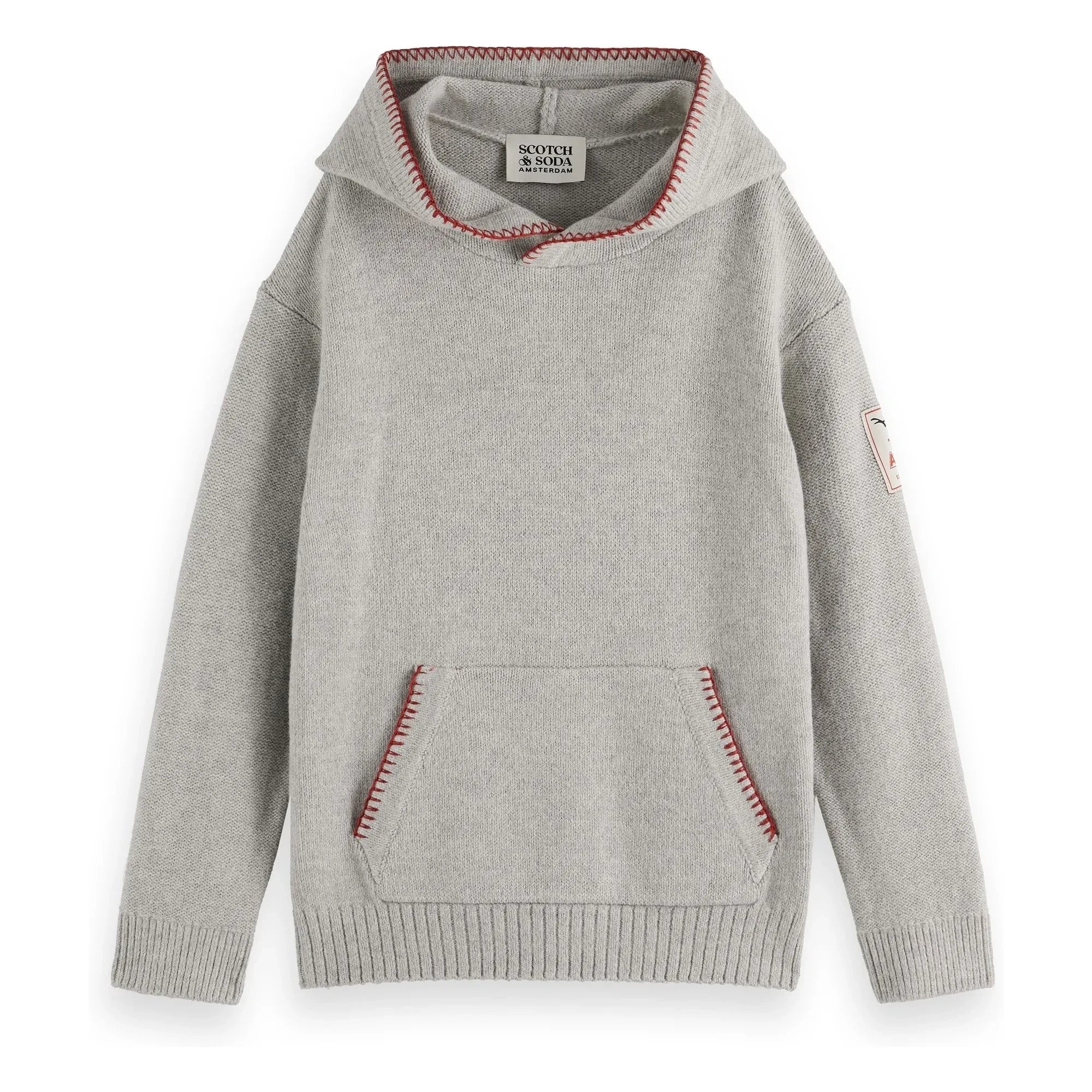 Scotch & Soda - Embroidered Sweat Mesh | Gray