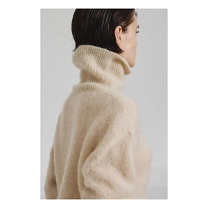 Pomandère - Wool and Cashmere Turtleneck Sweater | Ivory