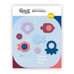 Quut - Seaside Bath Puzzle | Burgundy