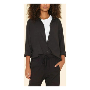 Xirena - Beau Cotton Poplin Shirt | Black