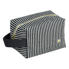 La cerise sur le gâteau - Basile Organic Cotton Striped Cube Diaper Bag | Caviar