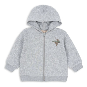 Konges Sløjd - Lou Tiger Organic Cotton Sweatshirt | Heather Grey