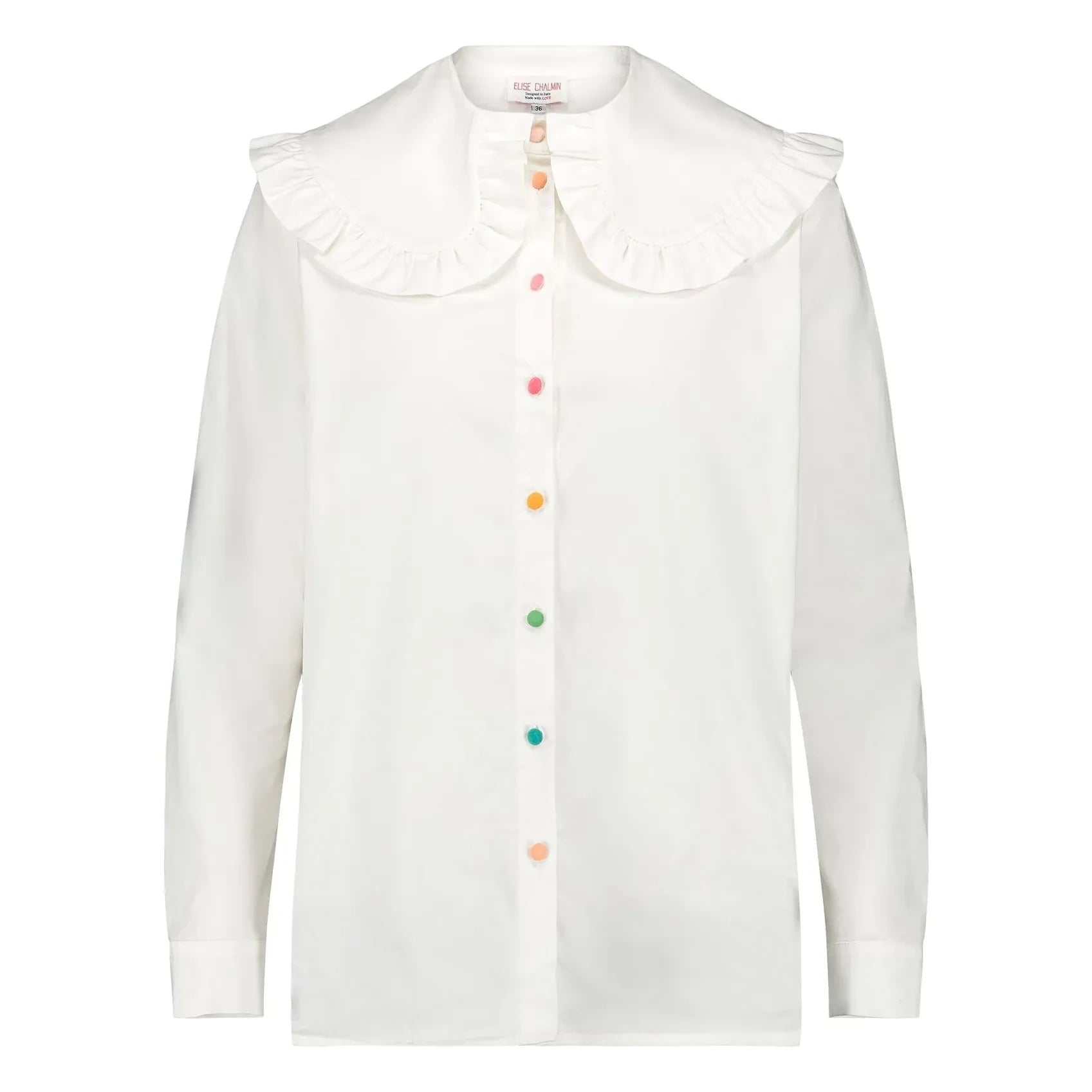 Elise Chalmin - Juliette Cotton Shirt | White