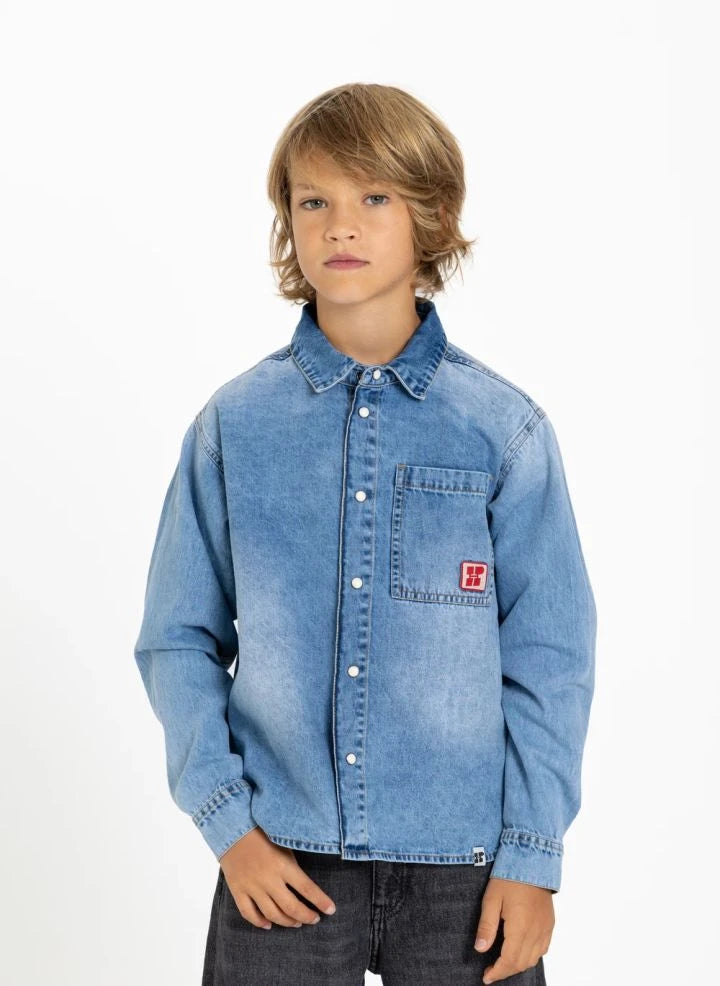 Hundred Pieces - Enzo Denim Shirt | Light Denim