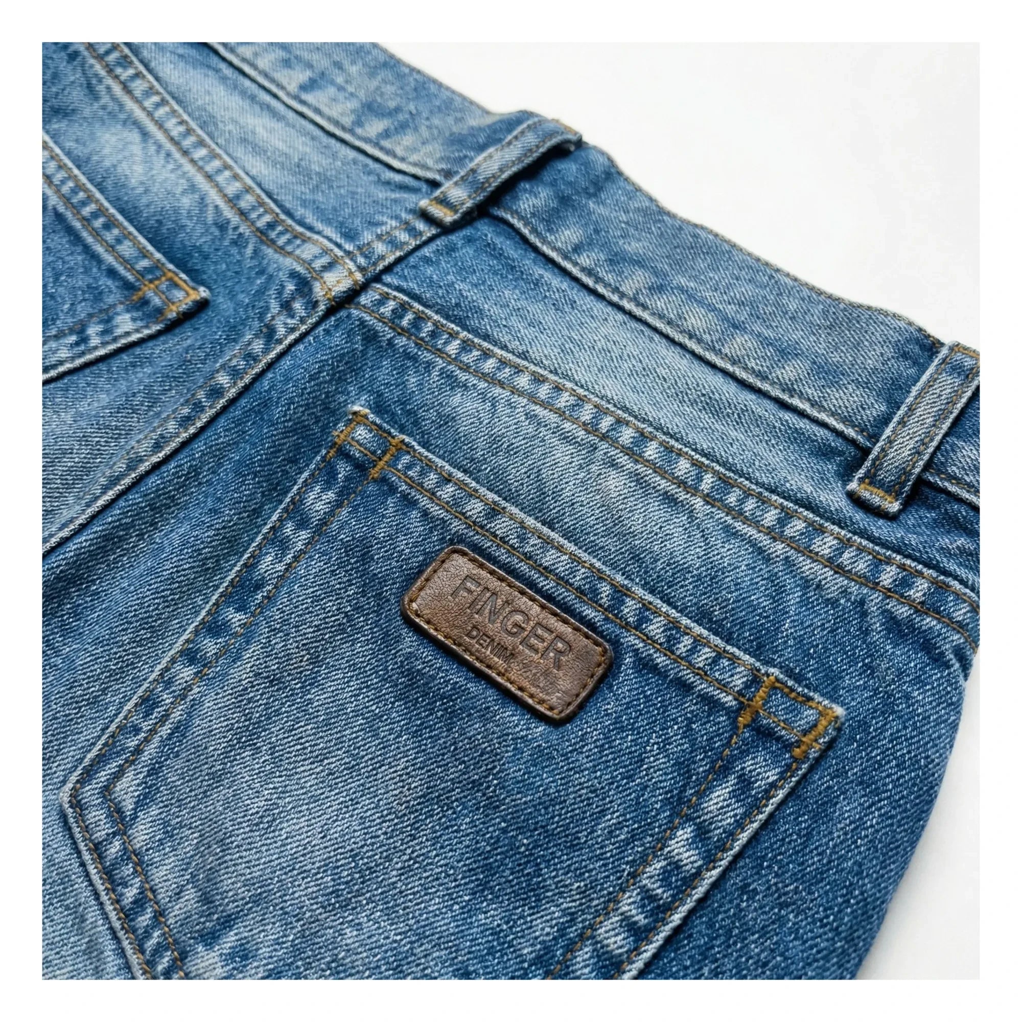 Finger in the Nose - Denim Eva Shorts | Denim Blue