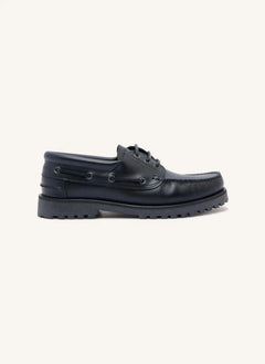 Garment Project - Ollie Boat Shoe | Black