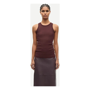 Samsoe Samsoe - Alexo Organic Cotton T-shirt | Brown