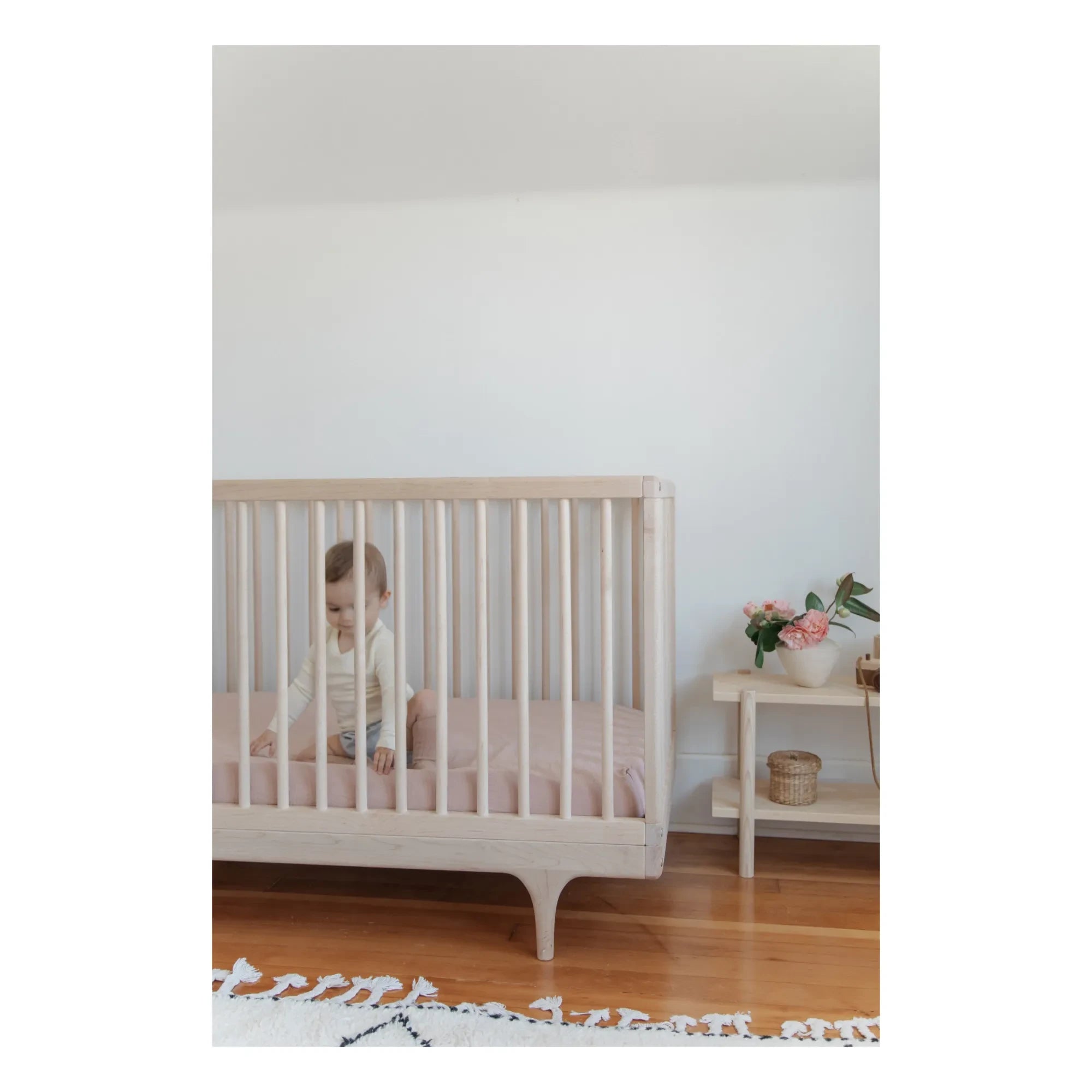 Soft Spot - Organic Cotton Elastic Fitted Sheet | Pink