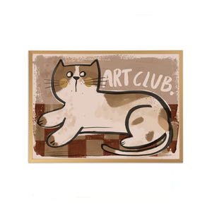 Studio Loco - Cat Artist Club Large Poster