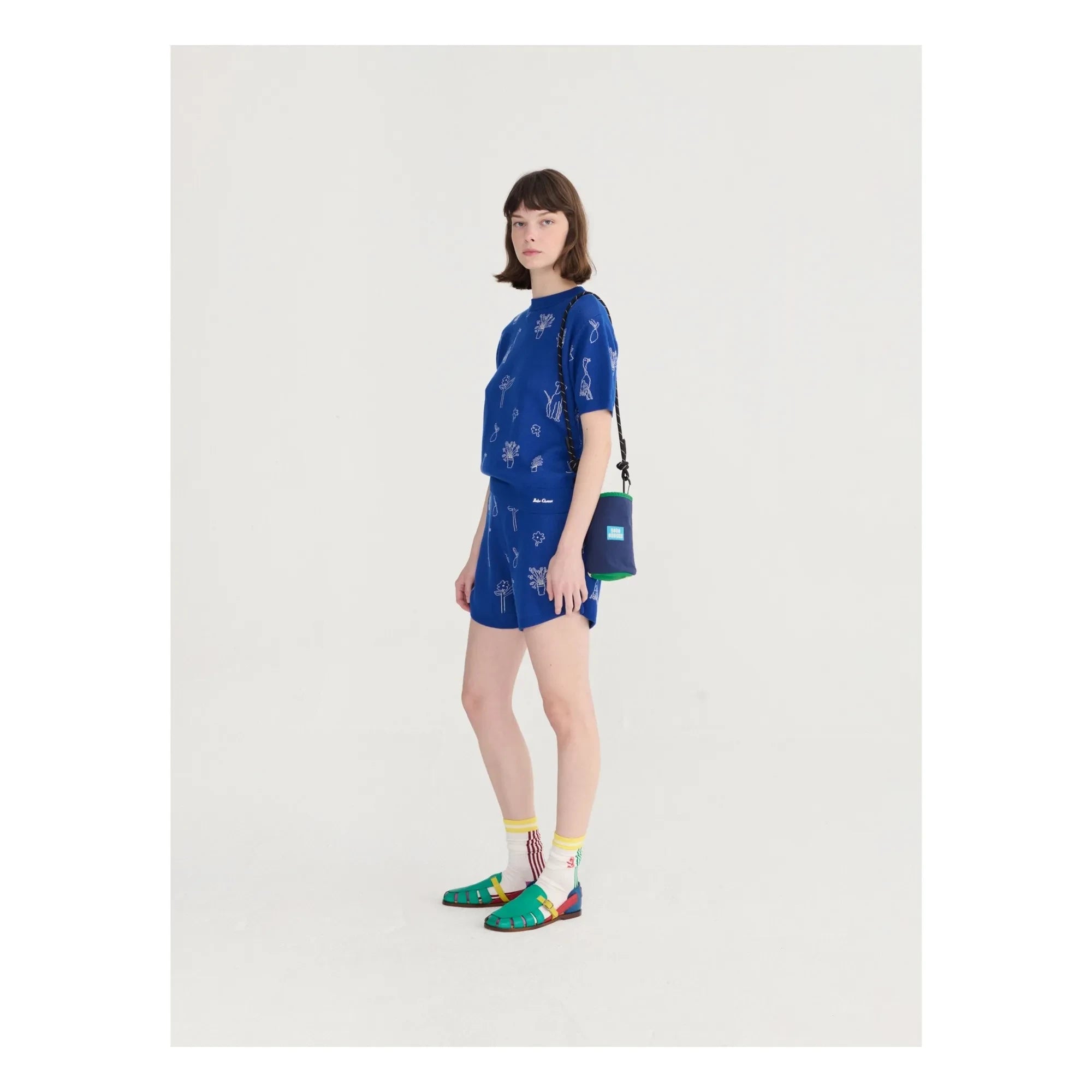 Bobo Choses - Summer Travel Organic Cotton Shorts | Blue