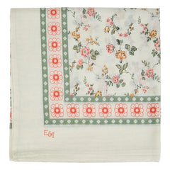 Emile et Ida - Silk and cotton shawl | White