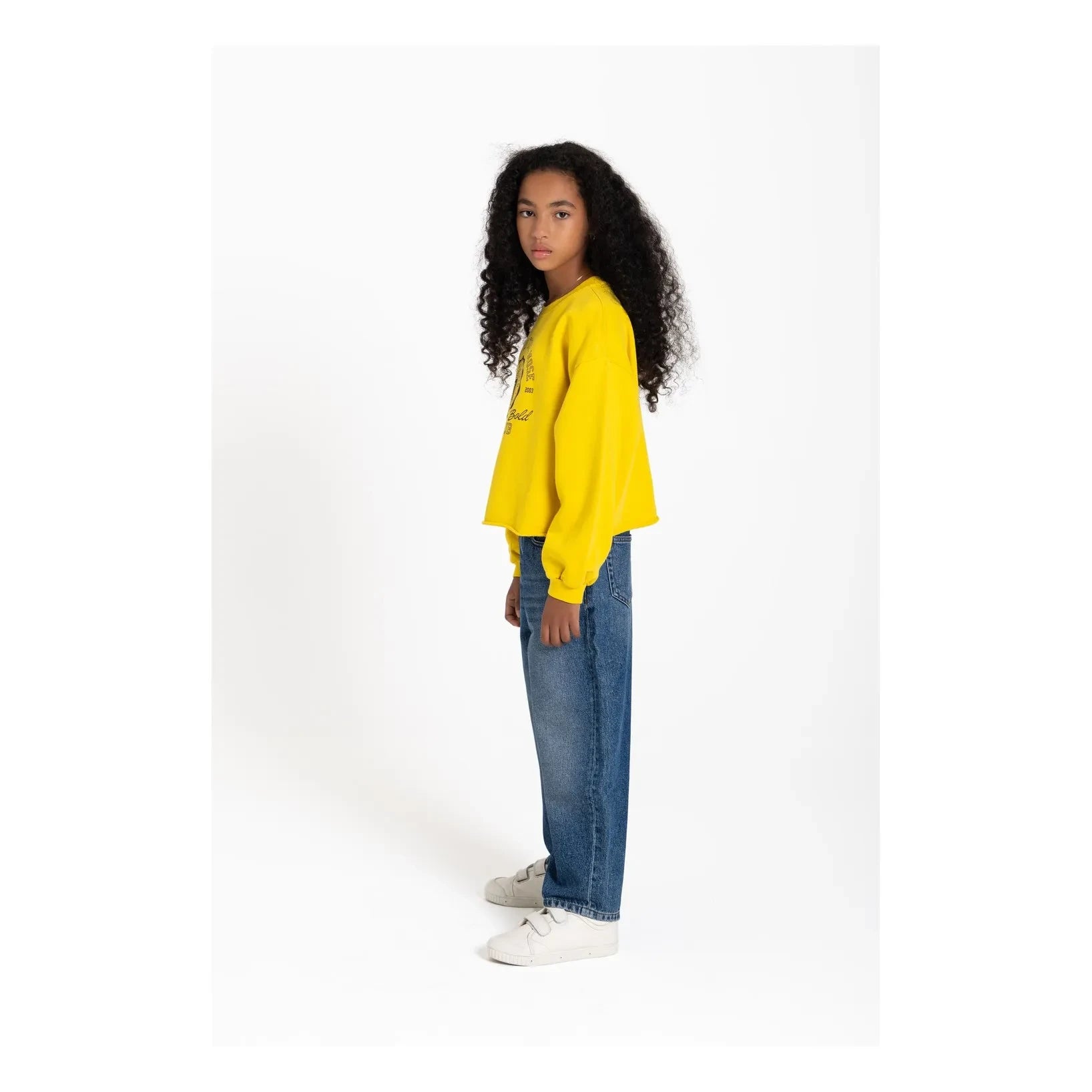 Finger in the nose - Organic cotton BAY sweatshirt | Yellow