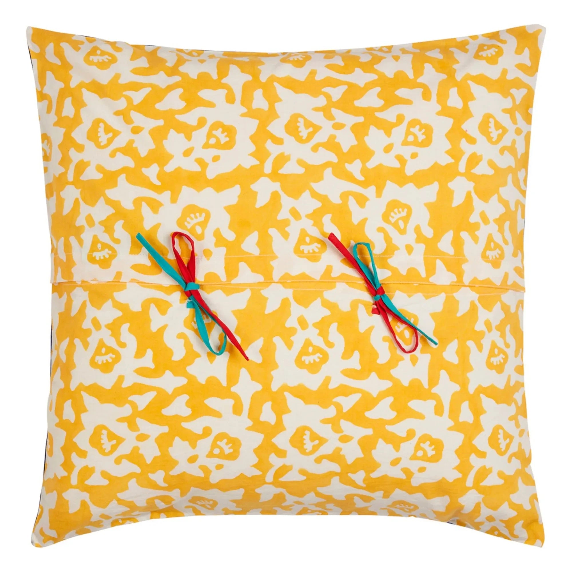 Lisa Corti - Arabesque Corolla Pillowcase | Yellow