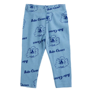 Bobo Choses - Organic Cotton Dog Leggings | Blue