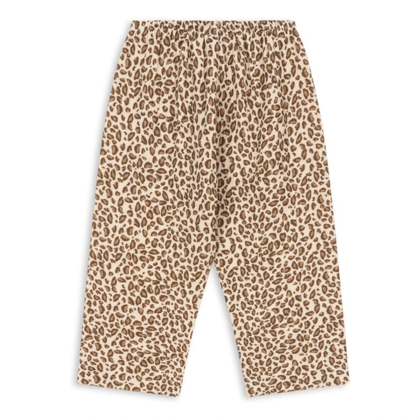 Konges Sløjd - Coco Leopard Organik Pamuk Pantolon | Kahverengi