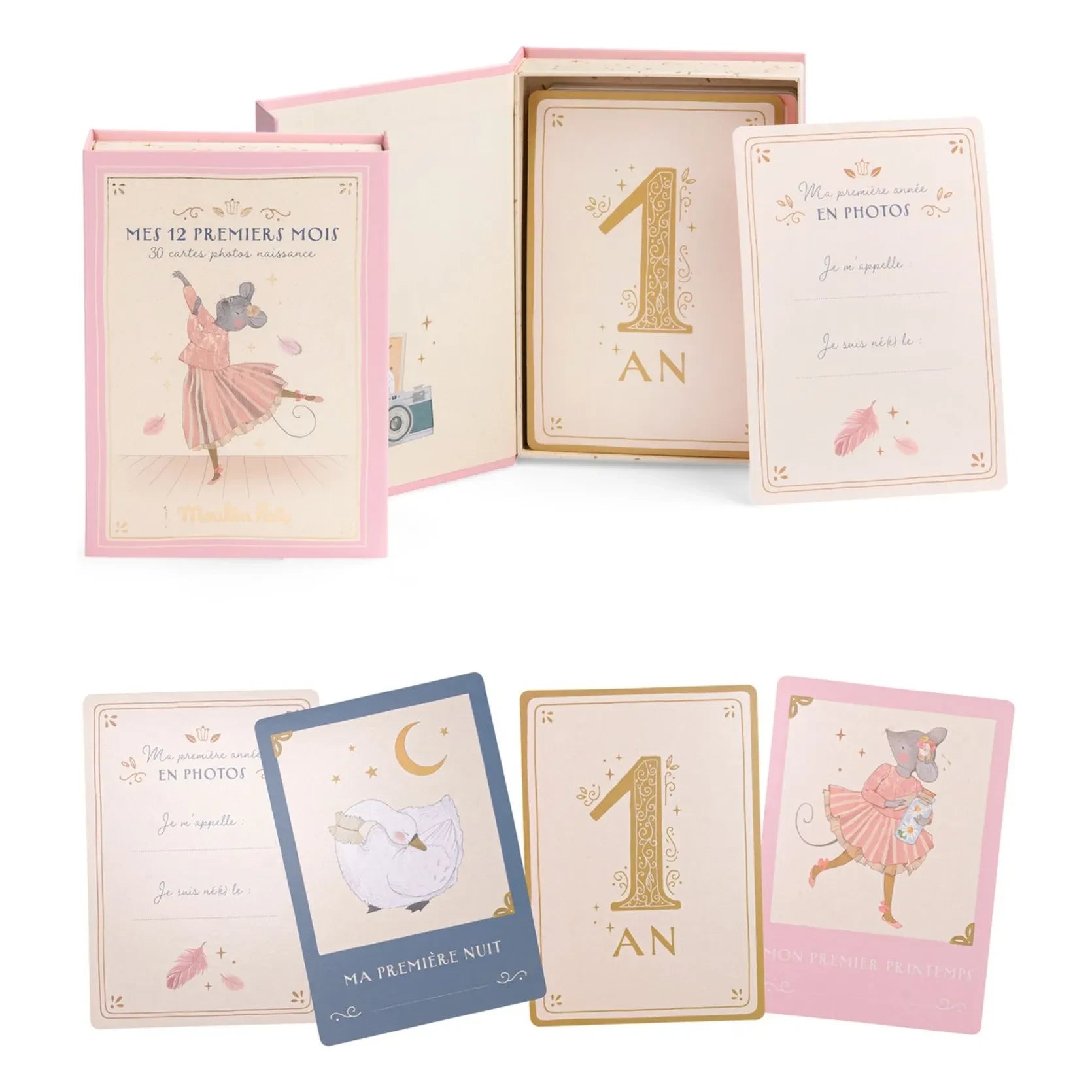 Moulin Roty - Step cards - The little dance school