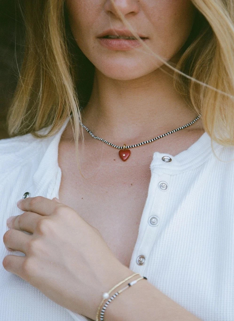 Anni Lu - Mess Bracelet | White