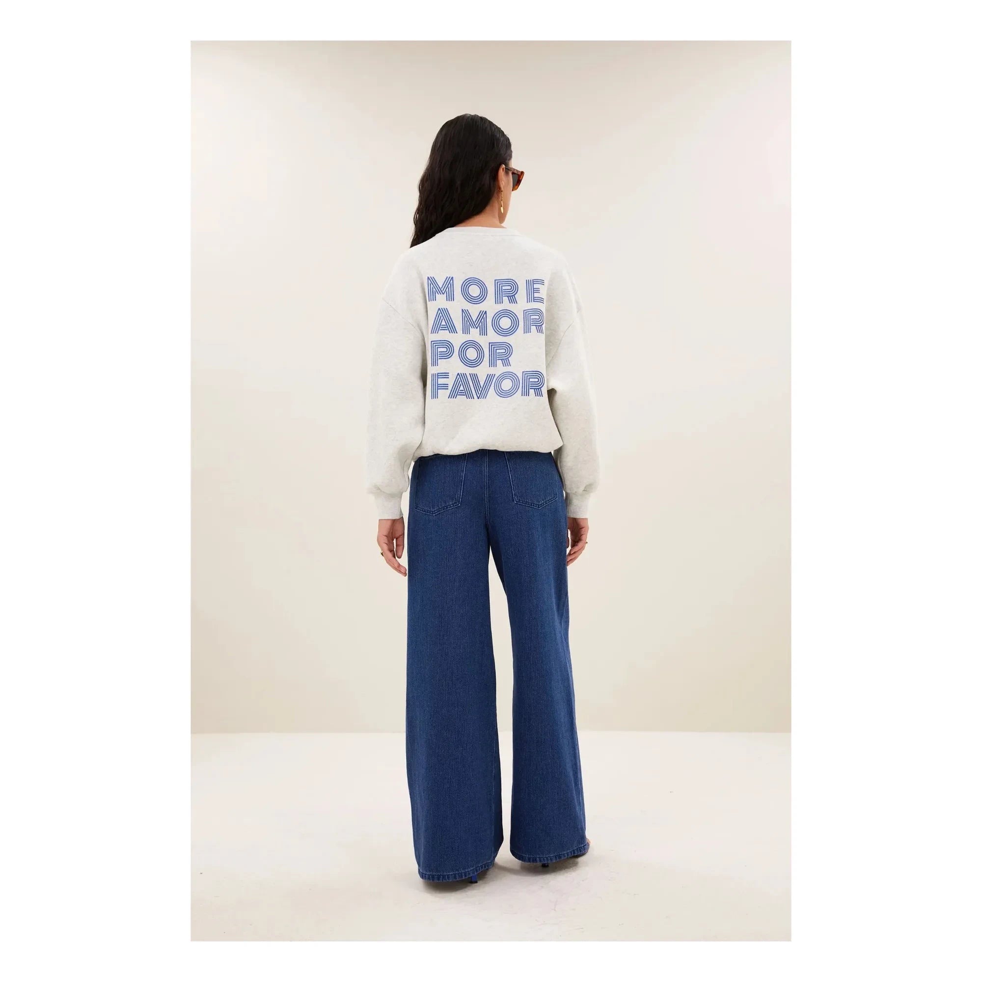 By Bar - Lili Amor organik pamuk sweatshirt | Heather grey