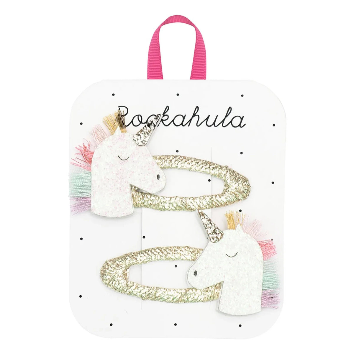 Rockahula Kids - 2 Unicorn hair clip sets | Gold
