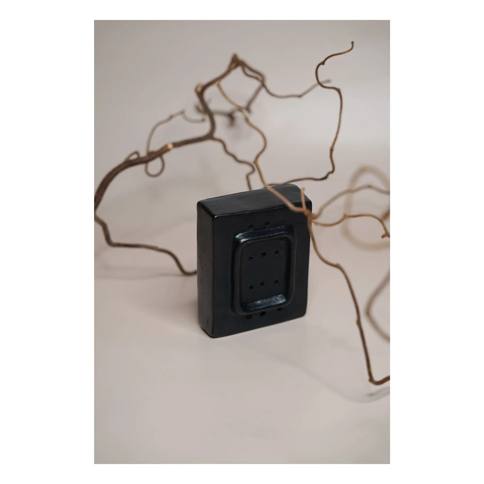 Woodmata - Terracotta Soap Dish | Black