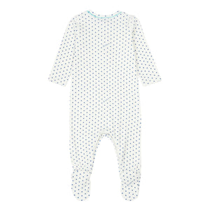 Bonton - Jersey Star Patterned Pajama - No Sleep Club Collection | Blue