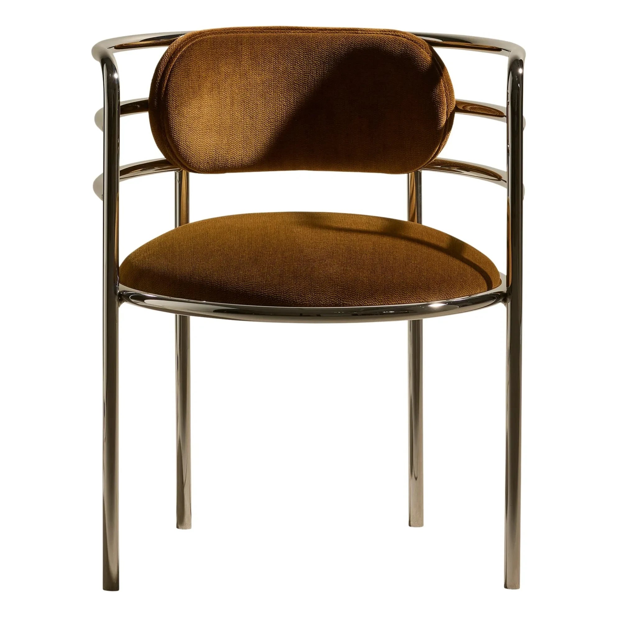 Maison Sarah Lavoine - Moon Velvet Chrome Chair | Havana