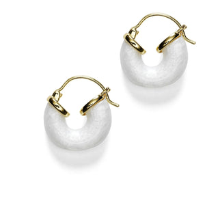 Anni Lu - Small Swell Earrings | White