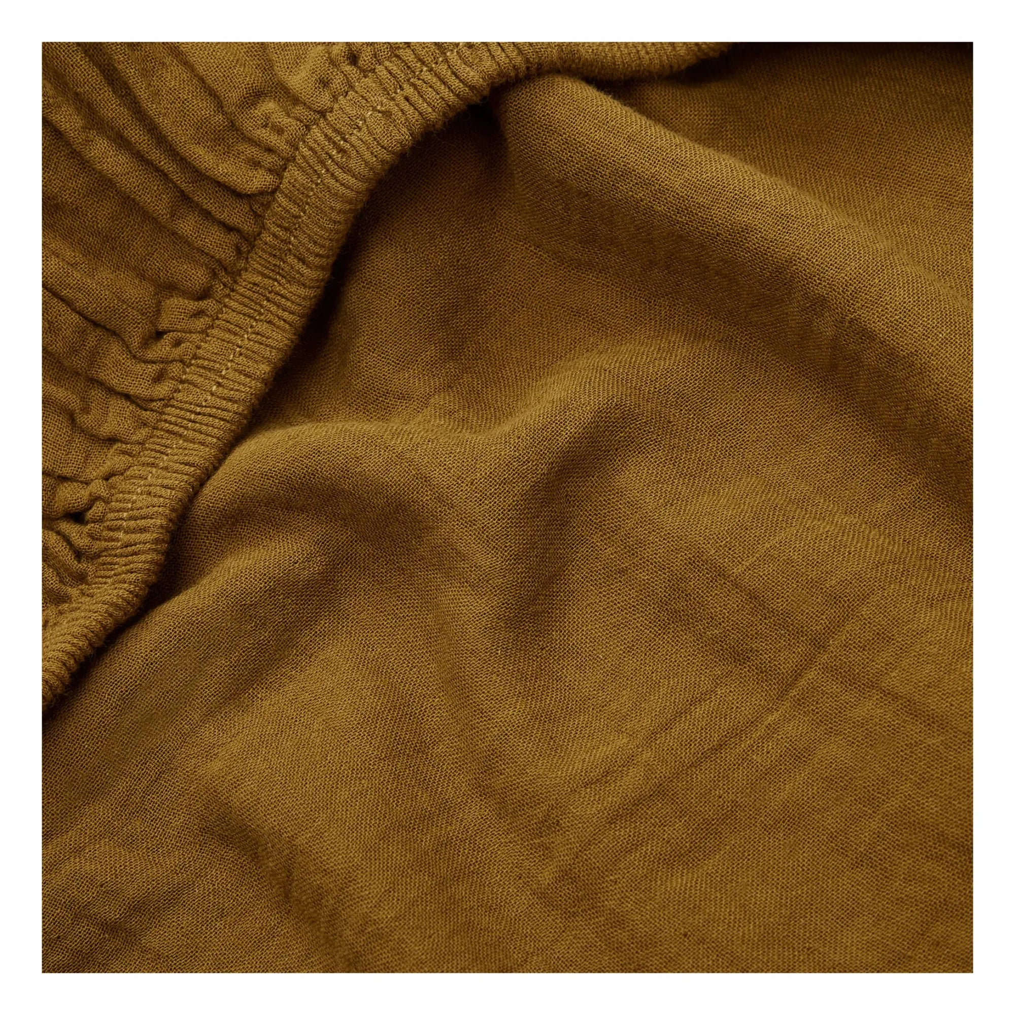 Haomy - Cotton Voile Fitted Sheet | Gold