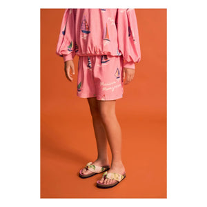 Maison Mangostan - Voiles Eponge şort | Pembe